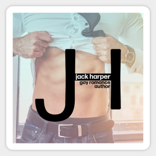 Jack Harper Gay Romance Author Sticker